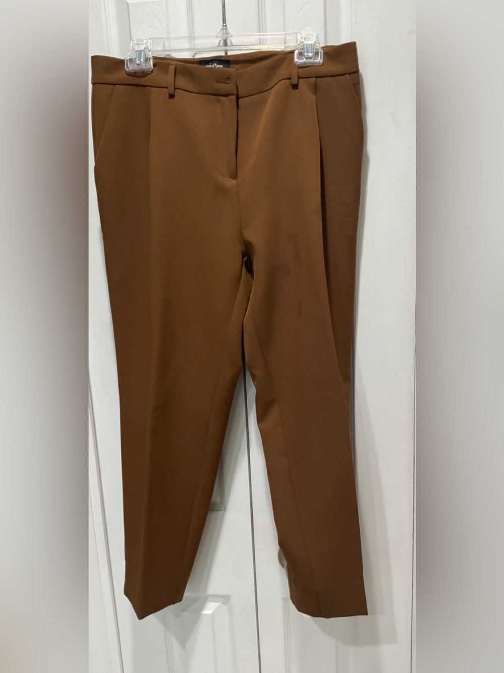 🌺🌺Ottod’Ame Women’s Brown Polyester Cropped Pants, Size 10 US